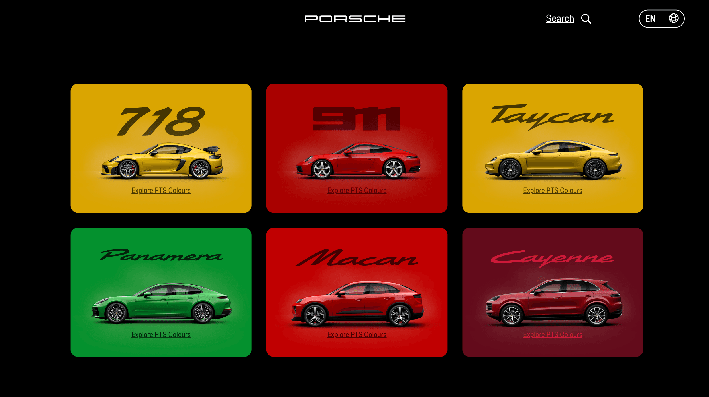 Porsche ColorWall